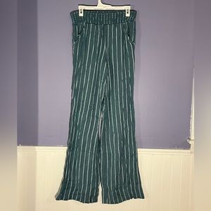 Billabong Striped Blue and White Cotton Blend Beach Pants